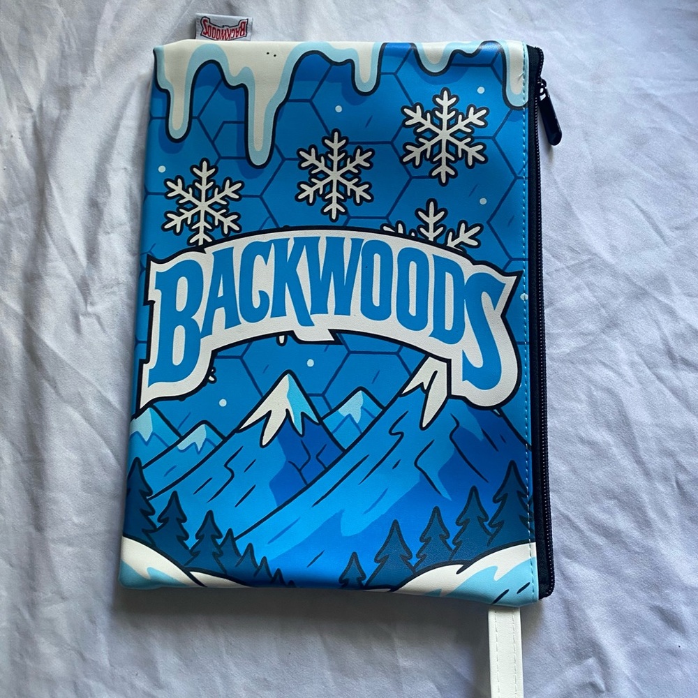 Backwoods Blue Winter Themed pouch bag Accessory unisex